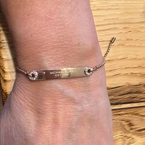 Michael Kors Rose Gold Bracelet with Sparkling Accents